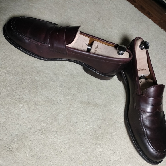 Meermin Burgandy Shell Cordovan 12 - Picture 4 of 12